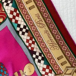 HERMES 'Colliers de Chien' Cashmere Scarf 140cm